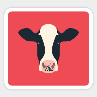 Dairy Cows (Arctic) Sticker